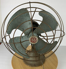 Vintage GE General Electric Oscillating 3 Speed Fan FM12V43 USA NO. 04 Working picture
