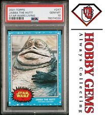 JABBA THE HUTT PSA 10 2021 Topps Star Wars Living #247 C1 picture