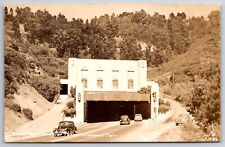Oakland California~Broadway Low Level Tunnel~Cars Drive Through~1940s RPPC picture