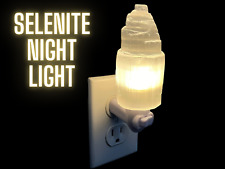 Selenite Crystal Night Light - Selenite Skyscraper / Selenite Tower 4