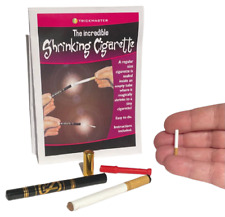 STOP SMOKING CIGARETTE Bar + 3 Magic Tricks Vanishing Tube Mini Shrinking Gag  picture