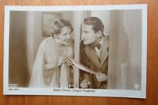 Billie Dove and Lloyd Hughes old movie stars real photo postcard picture