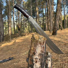 16 Inch Aesthetic Machete with D Guard, Handmade knife for Survival Ready picture