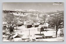 Postcard RPPC Stowe Vermont Church Snow picture