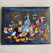 New Walt Disney World Autograph Book Mickey Minnie Pluto Donald Goofy picture