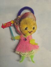 Retro Vintage Style Chenille Ornament for Easter  picture