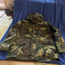 USGI Woodland Cold Weather Camouflage Parka X-Large Long GORE-TEX XL picture