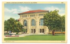 Palo Alto CA Postcard Stanford University Library picture