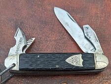 Vintage Standard Scout Four Blade Multi-tool Camillus Pocket Knife picture