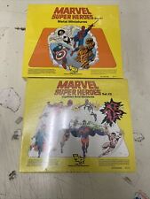 MARVEL SUPER HEROES METAL MINIATURES SET #1 & #2 Sealed IN BOX Mint Rare TSR picture