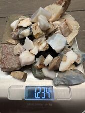 mixed grade rough opal white Australian opal  gemstone lot over 1 lb pound lot picture