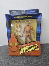 Diamond Select: Invincible Series 2 Deluxe Action Figure - Robot. Box Damage picture