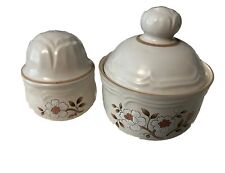 The Covington Edition Stoneware Japan Vintage Salt/Pepper shaker and canister picture