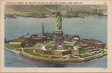 Postcard Statue of Liberty Bedloe's Island New York Harbor NYC  picture