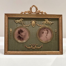 GORGEOUS ANTIQUE FRENCH BRONZE PICTURE FRAME picture