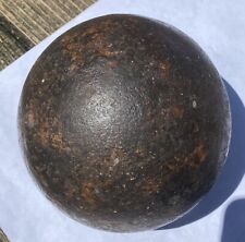 Genuine Authentic Excavated Dug Civil War Solid Shot Cannonball 4 Inches 12 lb picture