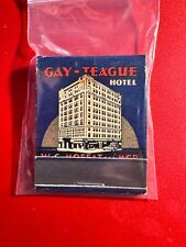 MATCHBOOK - GAY-TEAGUE HOTEL - MONTGOMERY, ALABAMA - UNSTRUCK BEAUTY picture