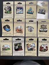 WDW Disney The Scoop Main Street Gazette Complete LE Pin Set Of 12 picture