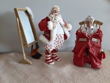 Clothtique Possible Dream Santa Dress Rehearsal Woman Behind Christmas Mrs Claus picture