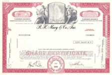 R.H. Macy and Co., Inc. - 1919 Specimen Stock Certificate - Specimen Stocks & Bo picture