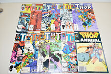 Vintage MARVEL THOR Comic Book Lot 1982-1990 Bronze Age Copper Age Beta Ray Bill picture
