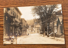 c 1910 Main Street Bethel VT Vermont Real Photo RPPC Postcard Storefronts picture