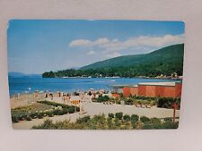 Vintage Postcard Lake George New York Adirondacks Million Dollar Beach Bath picture