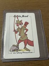 Authentic Rare Vintage Walt Disney Productions “The Old Witch” Robin Hood Card picture
