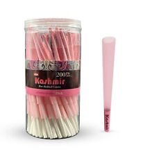 Kashmir Pink Pre Rolled Cones Natural Gum & Smooth Rolling Papers 1 1/4 - 200 Ct picture