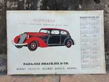 Original 1935's Old Antique Vintage Very Rare Vintage Car Adv. Tin Sign Board picture