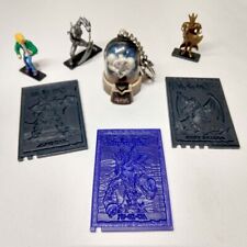 YU-GI-OH Lot figurines spinning keychain Wheeler 3D Effect Plastic Cards Knight picture