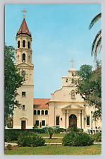 Postcard Roman Catholic Cathedral St Augustine Florida picture