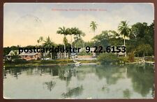 BRITISH GUYANA Christiansburg Postcard 1915 Demerara River Waterfront picture