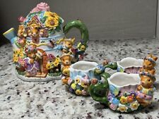Vintage Mercuries 1999 Ceramic Tea Set (set Of  4)   picture