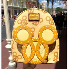 New 2022 Disney Parks Mickey Pretzel Backpack by Loungefly NWT picture