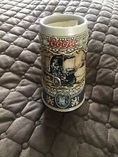New Vintage Adolph Coors 1989 Edition Beer Stein | Beer Truck 1910 picture