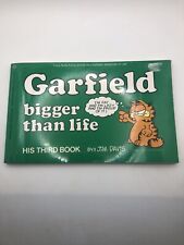 Garfield Book Bigger Than Life by Jim Davis. Special Book Club Edition. 1981 picture