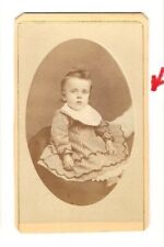 Old Antique CDV Photo Little Baby Kid w/ Hidden Mother San Francisco California picture