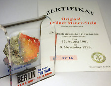 Original Piece of the REAL BERLIN WALL Mounted in Acrylic Display with Certifica picture