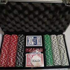 Pre-owned Cardinal 300 Ct Poker Chips (11.5G) In Aluminum Case Game  picture