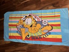 Vintage 1978 Garfield beach towel picture