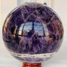 1460g Natural Dream Amethyst Quartz Crystal Sphere Ball Healing picture
