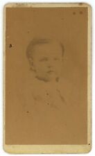 Antique CDV Circa 1870s Richardson Unique Portrait of Adorable Baby Brooklyn, NY picture