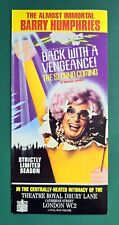BARRY HUMPHRIES DAME EDNA EVERAGE Back With A Vengeance theatre flyer 1989 picture