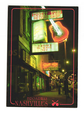 Lower Broadway, Nashville Tennessee Postcard Unposted 4x6 picture