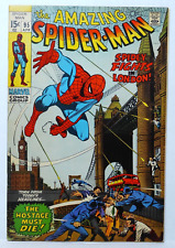 Amazing Spider-Man #95 Romita Spidey in London Marvel 1971 picture