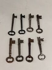 Vintage Mixed Lot of 8 Metal Skeleton Keys  picture