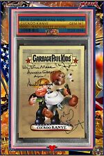 Custom GPK Cuckoo Kanye West Donald Trump Auto HOLOGRAPHIC 11X17 Poster Card DNA picture