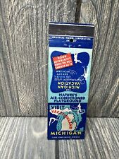 Vtg Michigan Vacation Matchbook Cover Advertisement picture