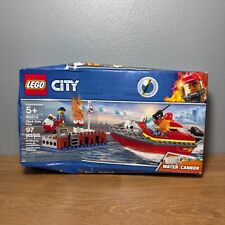 Lego City Dock Side Fire 60213 NEW Sealed - 97 pcs Set picture